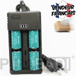 Chargeur rs - 93 + 4 piles accu rechargeable cr123a cr123 16340 3. 7v 1200mah #5