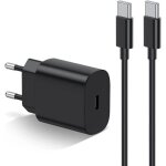 Chargeur samsung rapide 25w chargeur usb c + cable usb - c vers usb - c compatible avec samsung galaxy ...