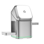 Chargeur sans fil 25w 3 en 1 magn�tique rotatif tactile station de charge rapide pour iphone samsung ...