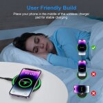 Chargeur sans fil samsung chargeur induction rapide pour samsung galaxy s25 ultra / s24 fe / s23 / s22 ...