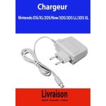 Chargeur secteur - nintendo - compatible 2ds 3ds - 1m cble - 46v 900ma - gris