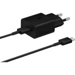 Chargeur secteur usb c 15w + cble usb c - samsung - noir
