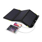 Chargeur solaire - allpowers - ap - sp - 002 - bla - 21w - powerbank 10000mah - camping - car / tente ...