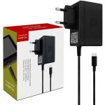 Chargeur pour switch console adaptateur secteur support le mode tv charge rapide avec cble de 1. 5m ...