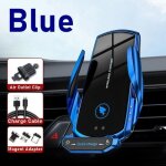 Chargeur t�l�phonechargeur de voiture sans fil 15w pour iphone 7 8 xs 11 12 13 pro max support de voiture ...