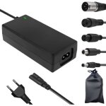 Chargeur trotinette electrique - universel - 42v / 36v 2a - 5 connecteurs - protection surtension - indicateur ...