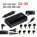 Chargeur universel - non spcifi - 100w - 8 embouts - 12v  24v - compatible pc portable