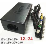 Chargeur universel alimentation pc portable 96w embouts 12v à 24v Chargeur universel alimentation pc portable 96w embouts 12v à 24v