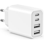 Chargeur usb c45w prise usb rapide pour iphone 17 16 15 14 13 12 11 plus pro max air samsung chargeur ...