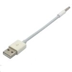 Chargeur usb et cble de synchronisation cordon 35 mm jack fiche audio mle vers usb 2. 0 cble adaptateur ...