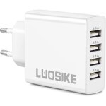 Chargeur usb - a multiple 4 - port prise secteur usb 5v / 3. 1a pour �couteurs kindle smart watch iphone ...