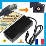 Chargeur velo 36v v�lo electrique rca chargeur 42v pour batterie 36v [branchement rca verifiez avant ...