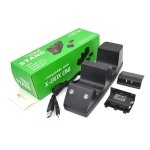 Chargeur - xbox - onex / s - double batterie - affichage led - rechargeable