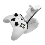 Chargeur - xbox - station de recharge double - blanc - micro usb - compatible xbox one / one s / one ...