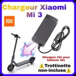 Chargeur xiaomi m365 scooter 3 - pro 1s essential - 42v2a pour batterie 36v trottinette électrique - ... Chargeur xiaomi m365 scooter 3 - pro 1s essential - 42v2a pour batterie 36v trottinette électrique - ...