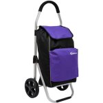Chariot de courses en aluminium lilas