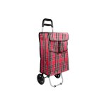 Chariot de courses benson 92 x 34 x 27 cm motif diamant Chariot de courses benson 92 x 34 x 27 cm motif diamant