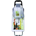 Chariot de courses fun - gris