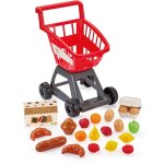 Chariot de courses garni - ecoiffier - 20 aliments - d�s 18 mois