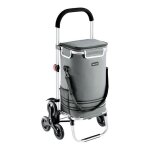 Chariot de courses pliable - helloshop26 - monte escaliers - sac isotherme - 41l - 20kg max