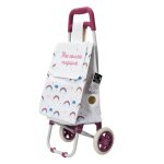 Chariot de courses pour enfant - 19l - rose - l 305 x p 20 x h 735 cm Chariot de courses pour enfant - 19l - rose - l 305 x p 20 x h 735 cm
