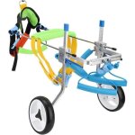 Chariot fauteuil roulant � 2 roulettes chien chat handicap� outil marche aide xs