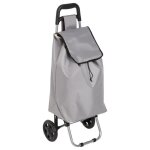 Atmosphera - chariot de march� aquarelle - 30 l - gris