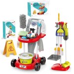 Chariot menage enfant aspirateur enfant jouet 29pcs trousse de nettoyage pour enfants � partir de 3 ans ...