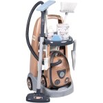 Chariot de m�nage smoby avec aspirateur : jouet dimitation �lectronique 9 accessoires fabriqu� en france ...