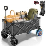 Chariot pliable �lectrique 280l 120kg 50w double moteur sans balai 4. 0ah batt 3 vitesses brouette jardin ...