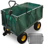 Gardebruk� chariot � roulettes pliable 550kg robuste b�che amovible chariot de plage chariot de transport ...