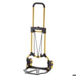 Chariot de transport pliable - stanley - mod�le pliable - acier - capacit� 70 kg - roues solides