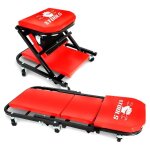 Chariot de visite bm tools mcanicien convertible en sige datelier - garagiste / mcanique 2 en 1 - ...