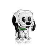 Charms - enfant - pluto - babies - pour bracelet - argent fin rhodi - 12 x 10 mm