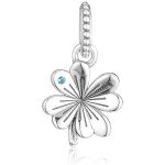 Charm pandora 925 bijoux bracelet naturel sadapte aux charmes original chanceux trfle  quatre feuilles ...