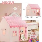 Charmante petite maison cabane portable tente pour enfants 120 x 105 x 128 cm peut accueillir 3 � 4 petits ...