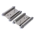 Charnière - inox - 3 pouces - double action - résistance ajustée - durable Charnière - inox - 3 pouces - double action - résistance ajustée - durable