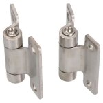 Charni�re en acier inoxydable robuste 58x59mm casier de trappe de porte industrielle 2pk