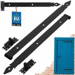 Charnières de porte - kotarbau - 600 mm - acier inoxydable - 2 pièces - couleur or Charnières de porte - kotarbau - 600 mm - acier inoxydable - 2 pièces - couleur or