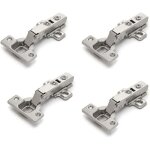 Charni�res pour porte de placard - pzcc - lot de 4 - fermeture lente - facile � installer - angle pli� ...