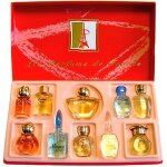 Coffret de 10 eaux de parfum miniatures - charrier parfums - luxe top ten - floral - 533 ml