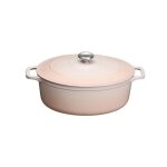 Chasseur cocotte ovale en fonte 33cm champagne - puc473301a