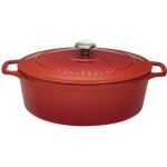 Chasseur cocotte ovale en fonte maille 27cm rubis sublime - puc472758