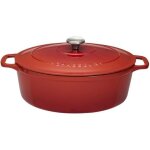 Cocotte - chasseur - puc473503 - fonte maille - 35 cm - rouge - 7. 4 l