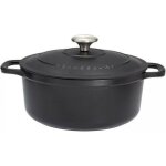 Chasseur cocotte ronde en fonte �maill�e 10cm noir sublime - puc471001