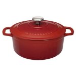 Chasseur cocotte ronde en fonte maille 16 cm rubis sublime - puc471658