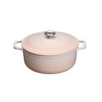 Chasseur cocotte ronde en fonte maille 28cm champagne - puc472801a