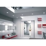 Ch�ssis de porte coulissante pour cloison - eclisse - simple vantail - l. 830 mm - l. 2040 mm