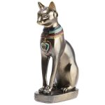 Chat egyptien d�esse bastet - grand mod�le hauteur 30 cm