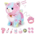 Jouet interactif - zgeer - chat lectronique - blanc - 3 ans - inclus accessoires